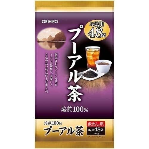 Trà Phổ nhĩ Orihiro Pu'er tea (48 gói x 3g)144g